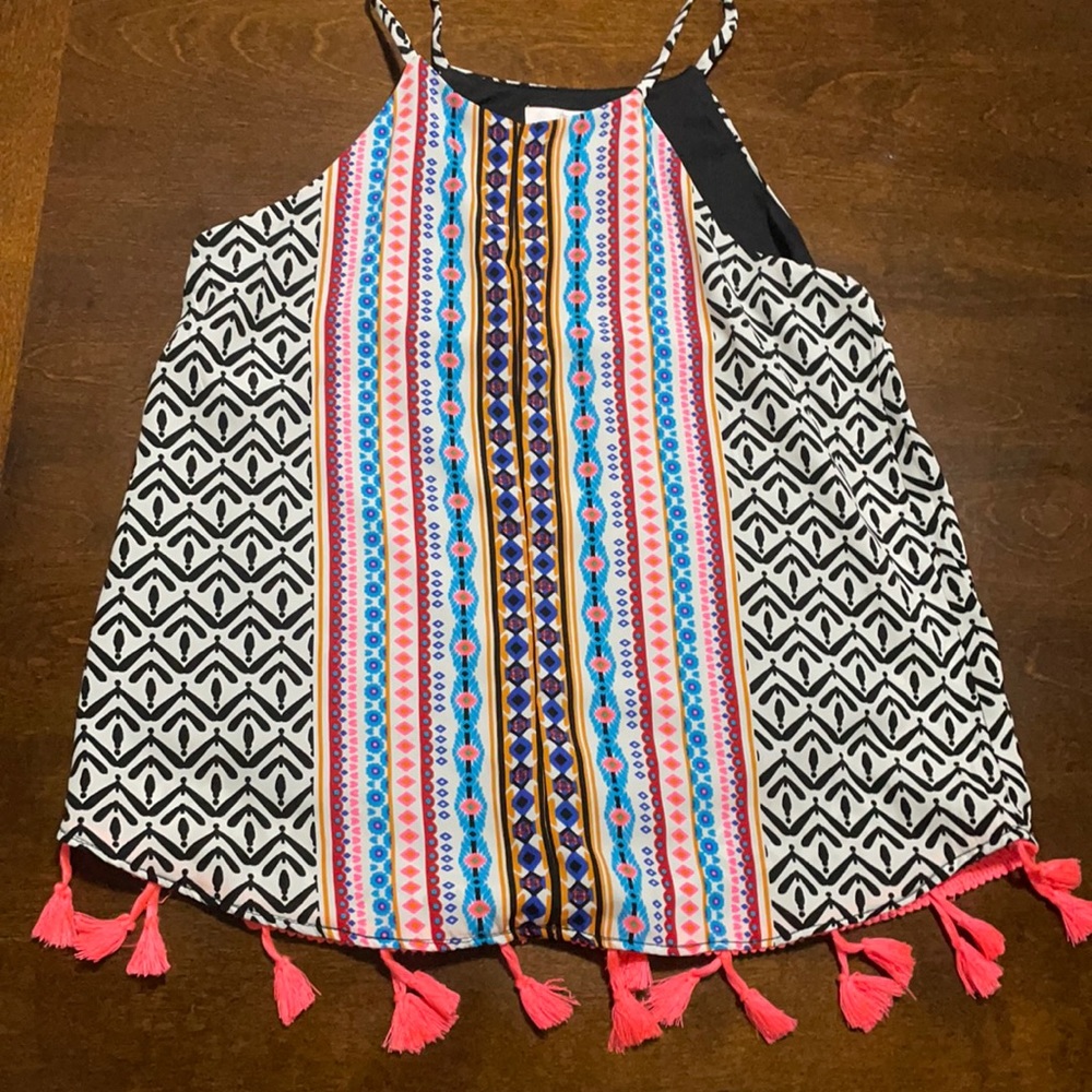 Moa Moa Girls Dressy Tank Top